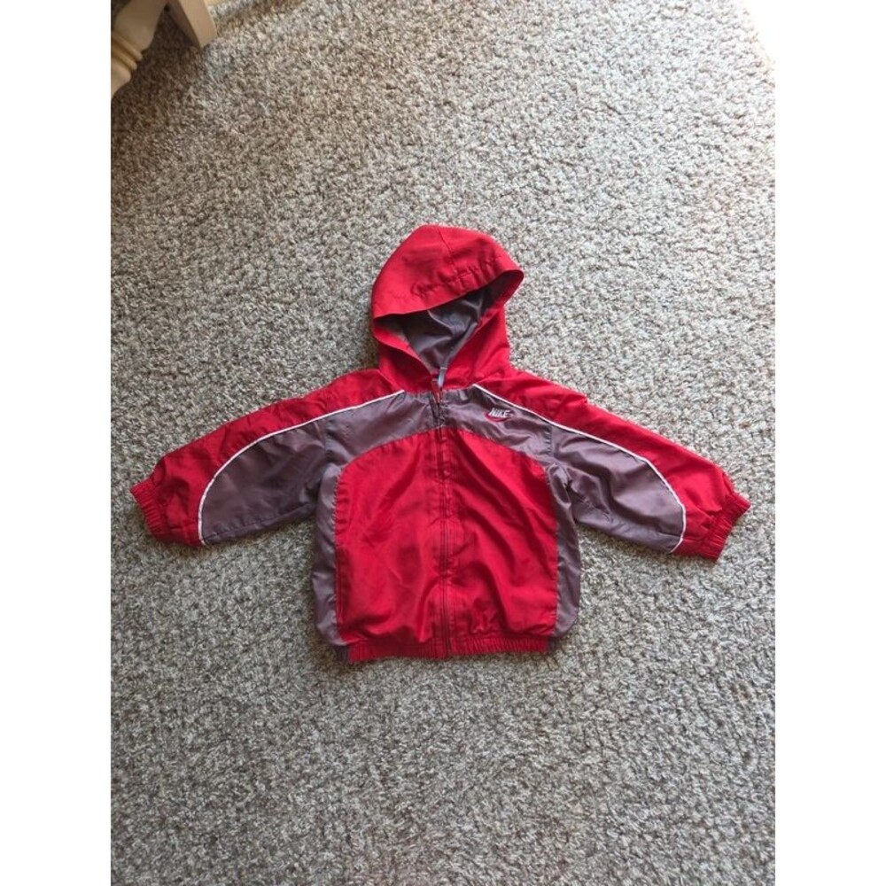 Boys Nike red windbreaker